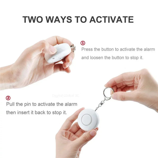 125dB Self Defense Scream Alarm with Led